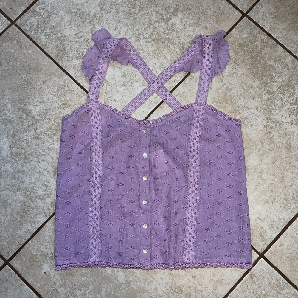 Eyelit Tank Top